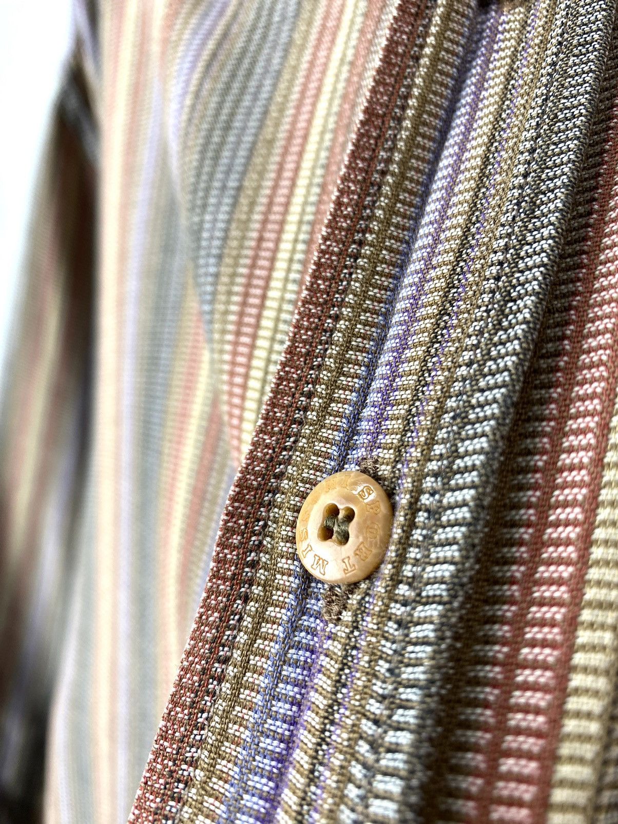 Missoni Vintage Missoni Sport Pattern Striped Shirt Size US XXL / EU 58 / 5 - 7 Thumbnail
