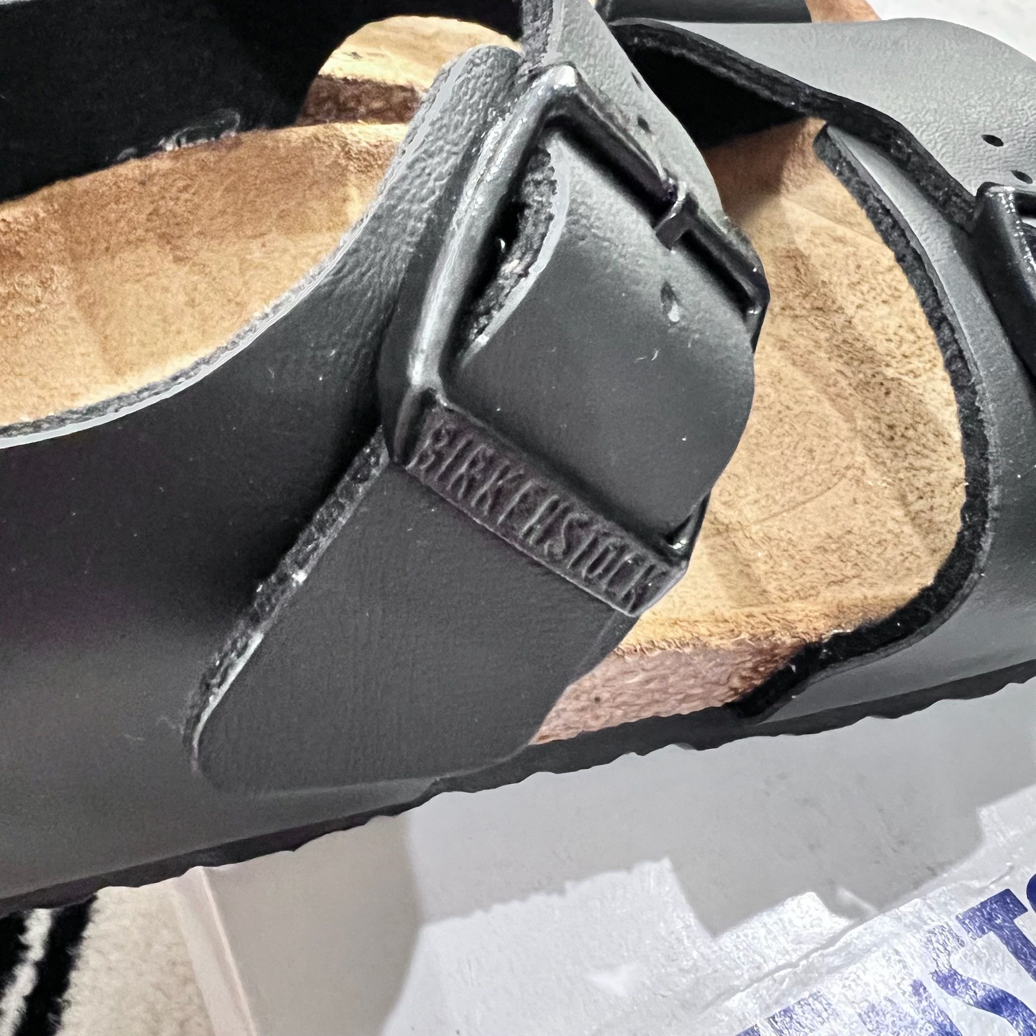 Birkenstock Birkenstock New York Kids - Birko-Flor - Black Size US 4 / IT 34 - 6 Thumbnail