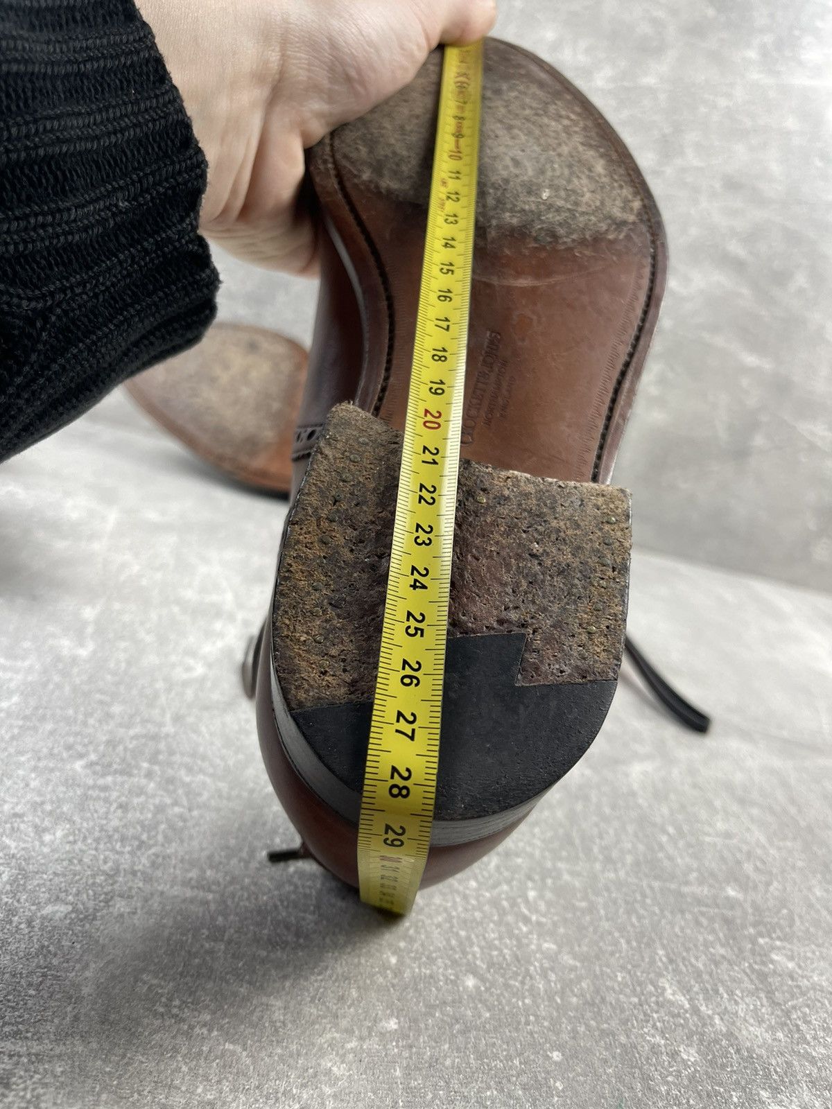 Crockett & Jones × English Laundry × Other UK Crockett & Jones Classic Brown Oxford Leather Shoes Size US 7.5 / EU 40-41 - 12 Thumbnail