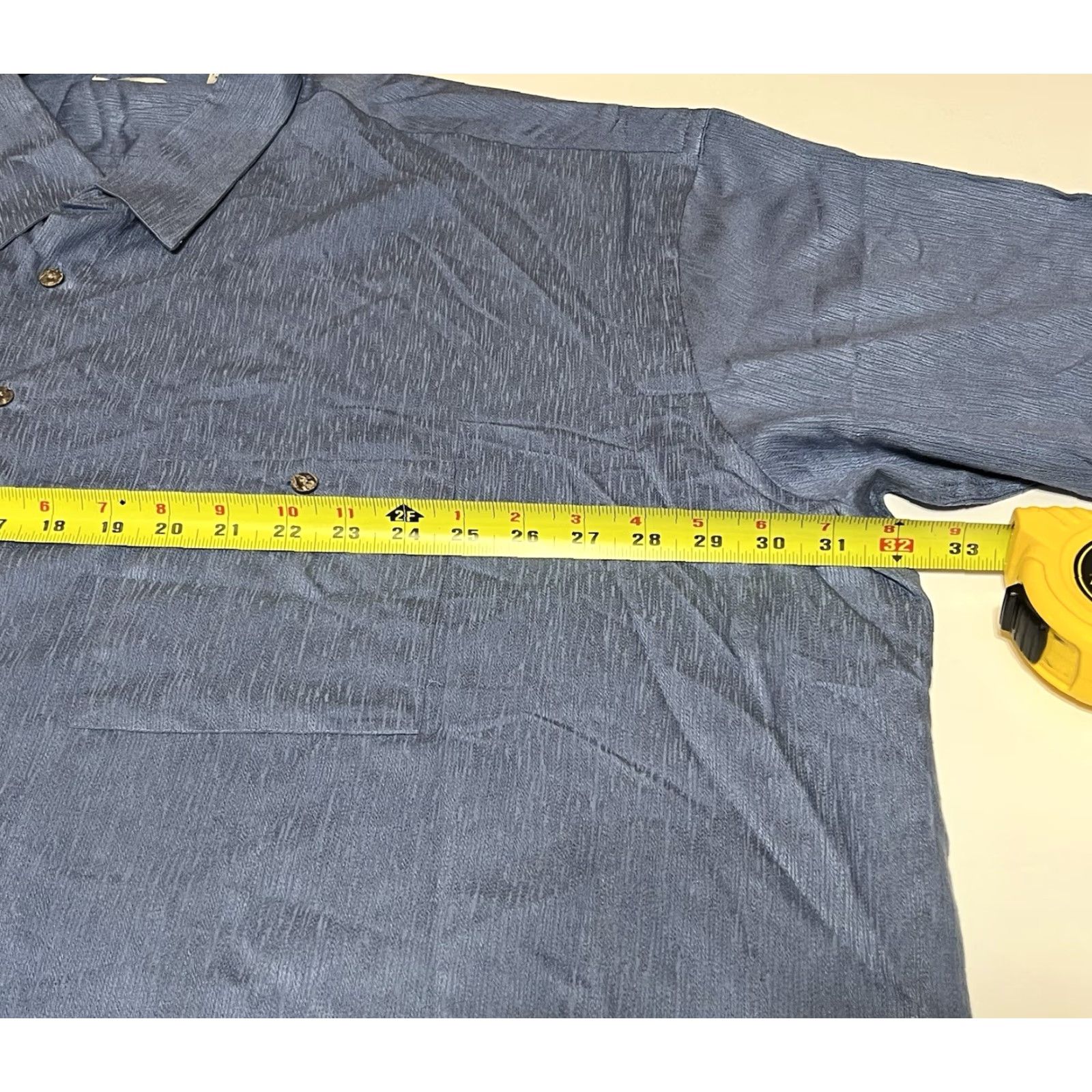 Vintage Campia Moda Casual Button Down Blue Men's 3XB Short Sleeve Big And Tall NWT Size US 39 - 6 Thumbnail