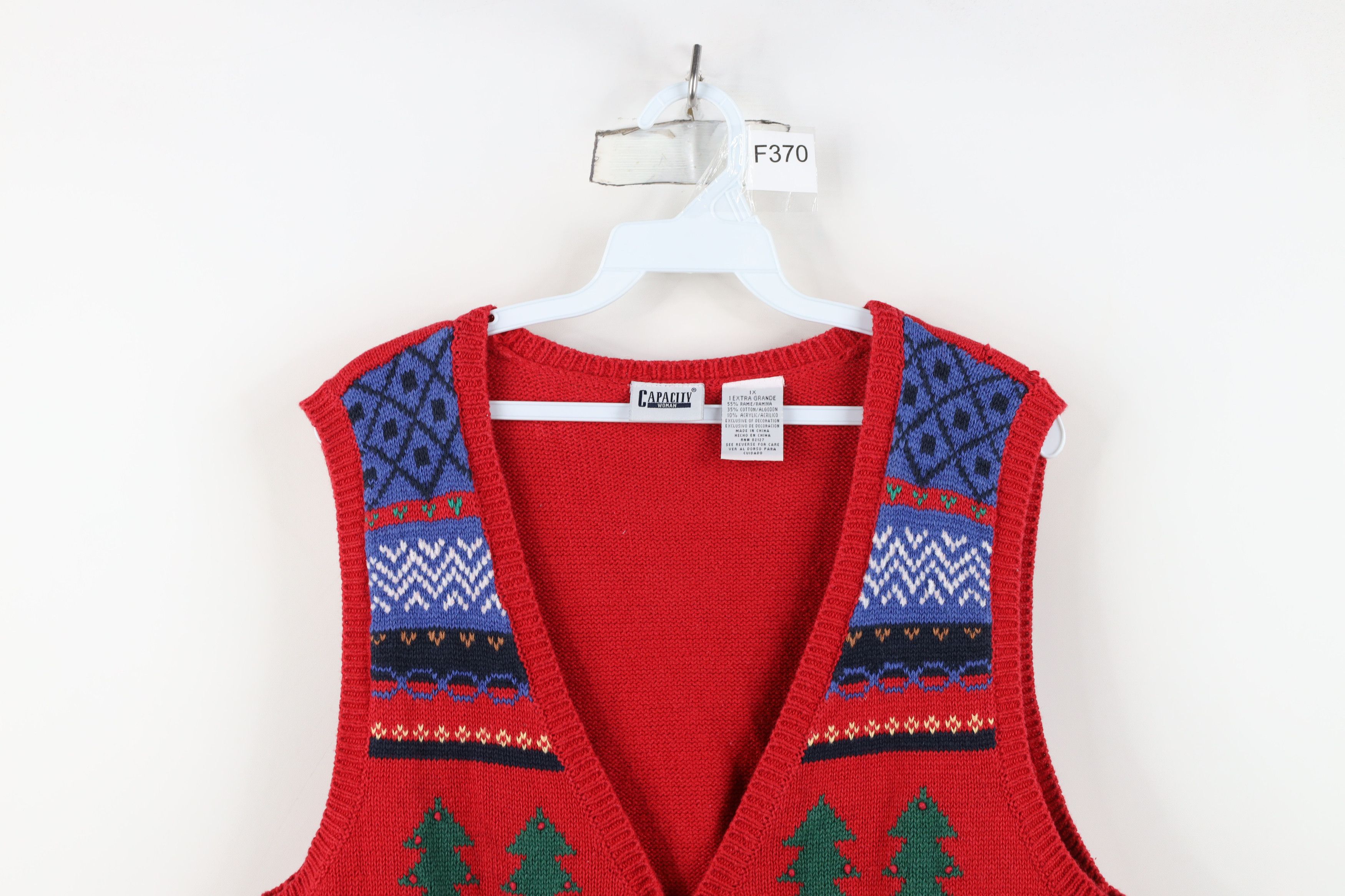 Vintage Vintage 90s Streetwear Penguin Knit Zip Sweater Vest Size XL / US 12-14 / IT 48-50 - 2 Thumbnail