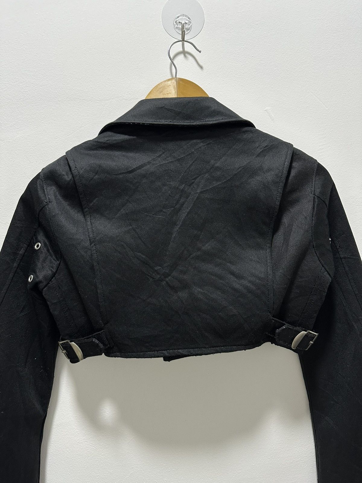 Comme des Garcons Junya Watanabe CDG Double Collar Cropped Jacket Design AD11 Size S / US 4 / IT 40 - 9 Thumbnail