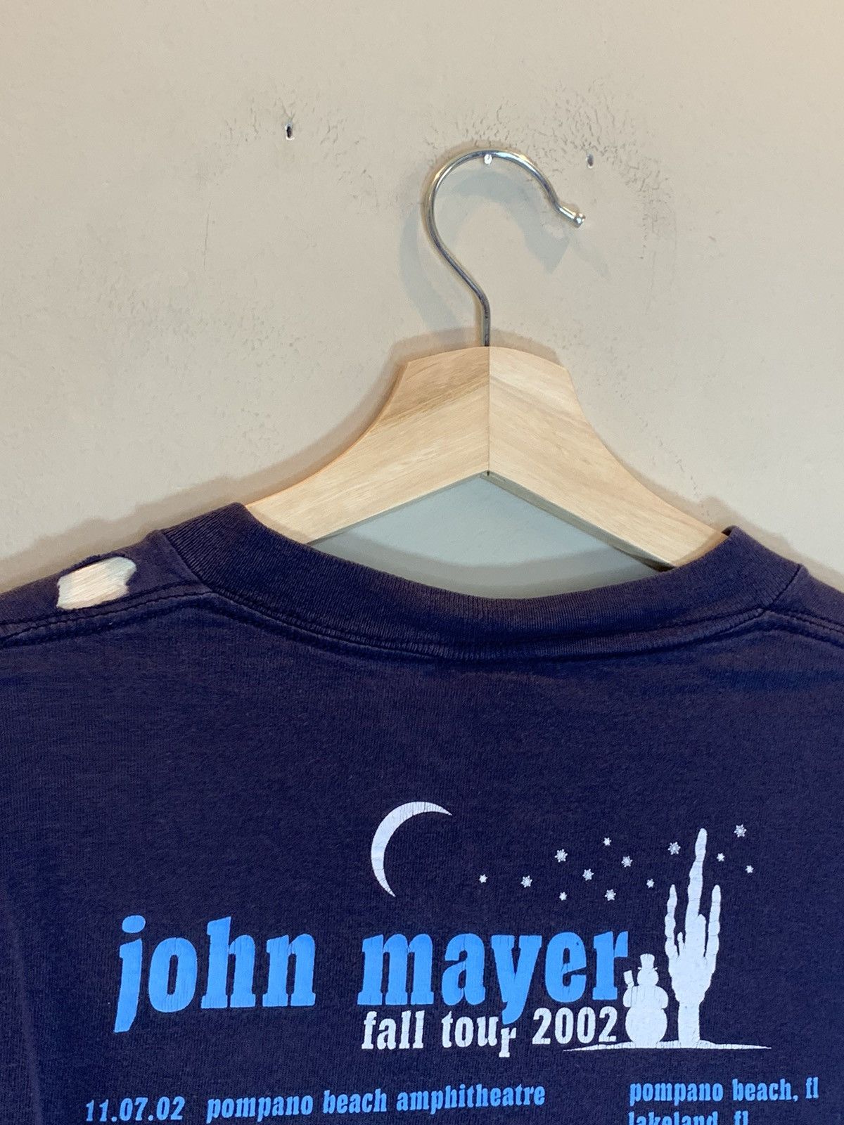 Band Tees *RARE* Vintage John Mayer Fall Tour 2002 Long Sleeve Shirt Size US S / EU 44-46 / 1 - 8 Thumbnail