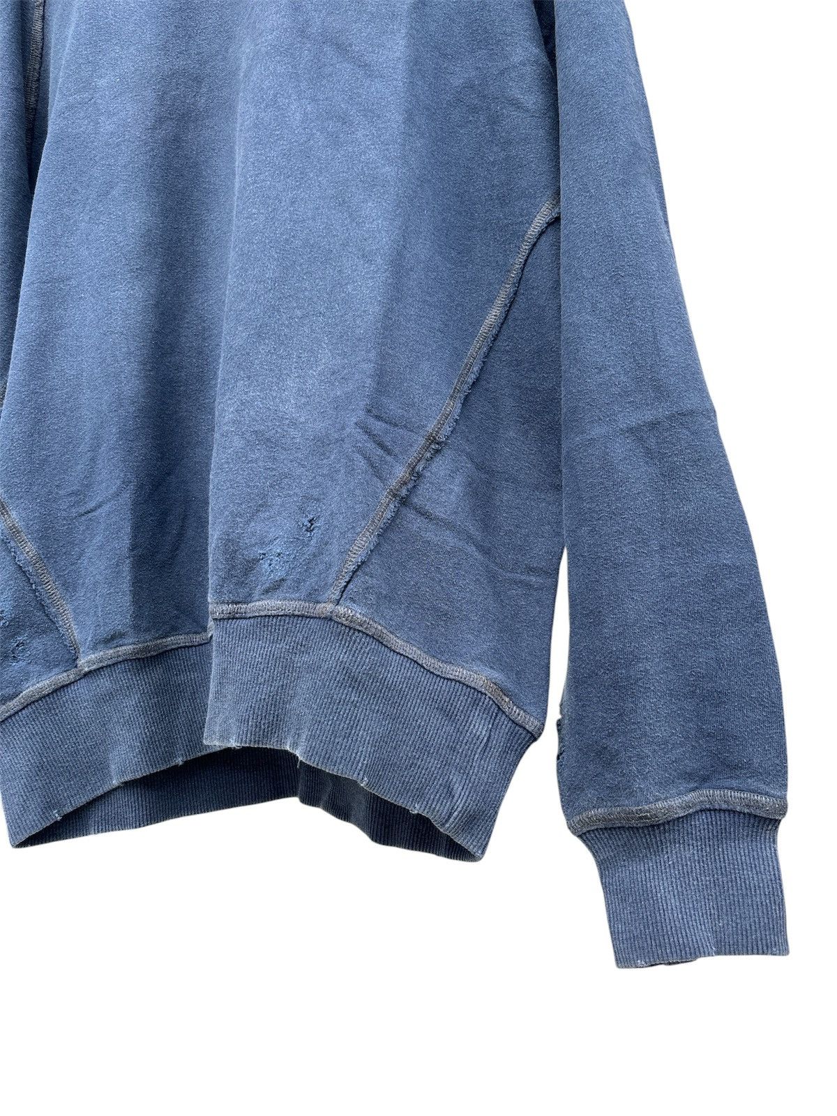 Balmain Post Decarnin Indigo Dyed Sweater Size US M / EU 48-50 / 2 - 3 Thumbnail