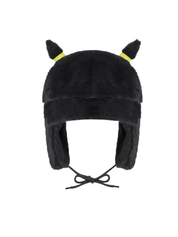 Other Ushanka Hat Black Monster Hot Sale Winter Cap Trapper Size ONE SIZE - 3 Thumbnail