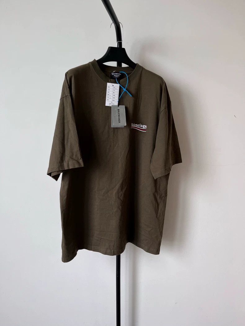 Balenciaga Balenciaga Logo Print Crew Neck Short Sleeve Regular T-Shi Size US XL / EU 56 / 4 - 1 Thumbnail