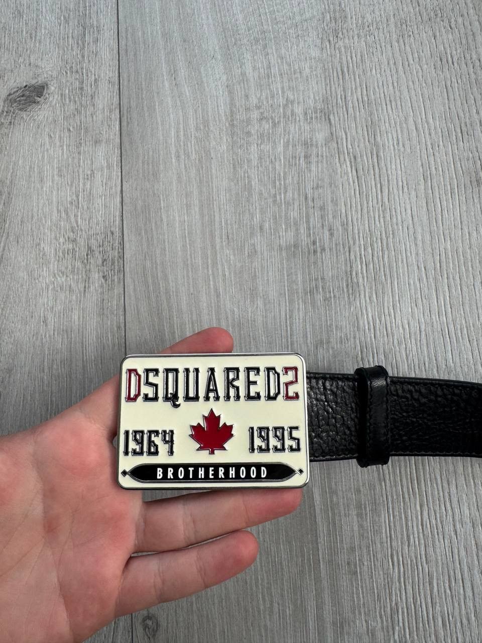 Dsquared2 Dsquared belt avantgarde buckle logo Gothic Spell out Size ONE SIZE - 3 Thumbnail