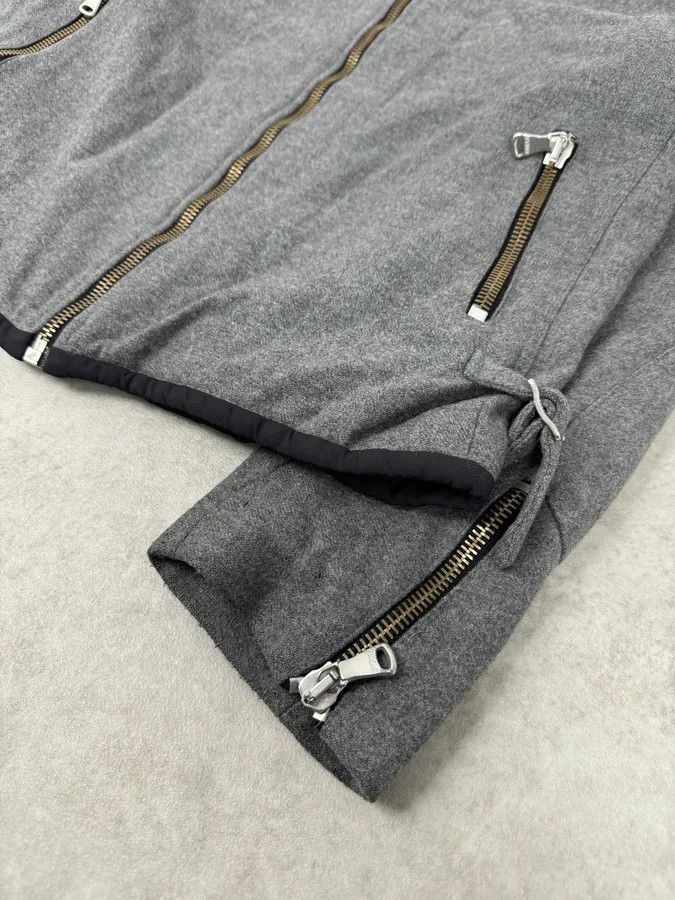 Gianfranco Ferre 2000s Gianfranco Ferré Grey Wool Zip-up Jacket Size US M / EU 48-50 / 2 - 6 Thumbnail
