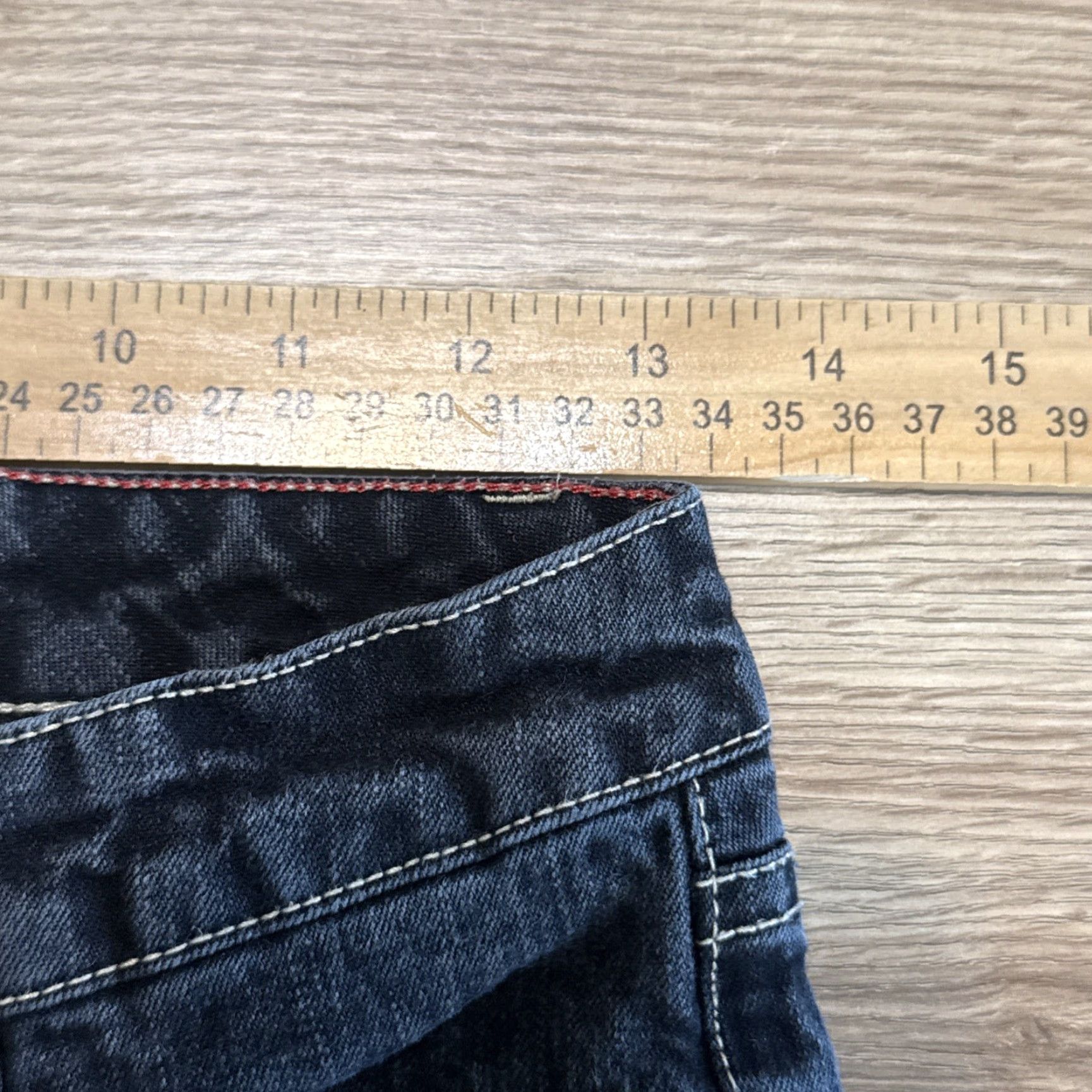 Tommy Hilfiger VINTAGE Tommy Hilfiger Women's Crop Jeans Size 2 Black Denim Split Hem 90s Size 26" / US 2 / IT 38 - 4 Thumbnail