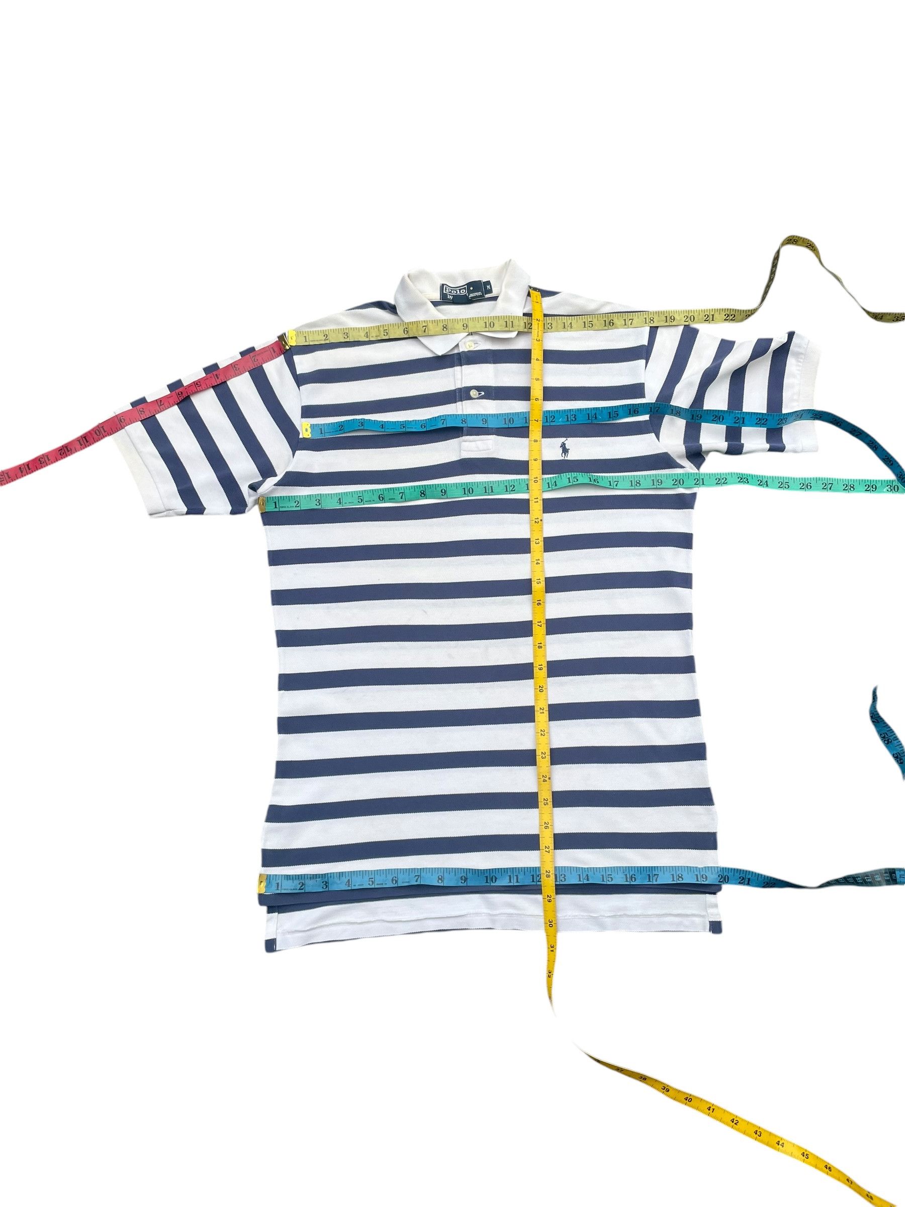 Polo Ralph Lauren Vintage Polo Ralph Lauren Stripe Polo Size US M / EU 48-50 / 2 - 7 Thumbnail