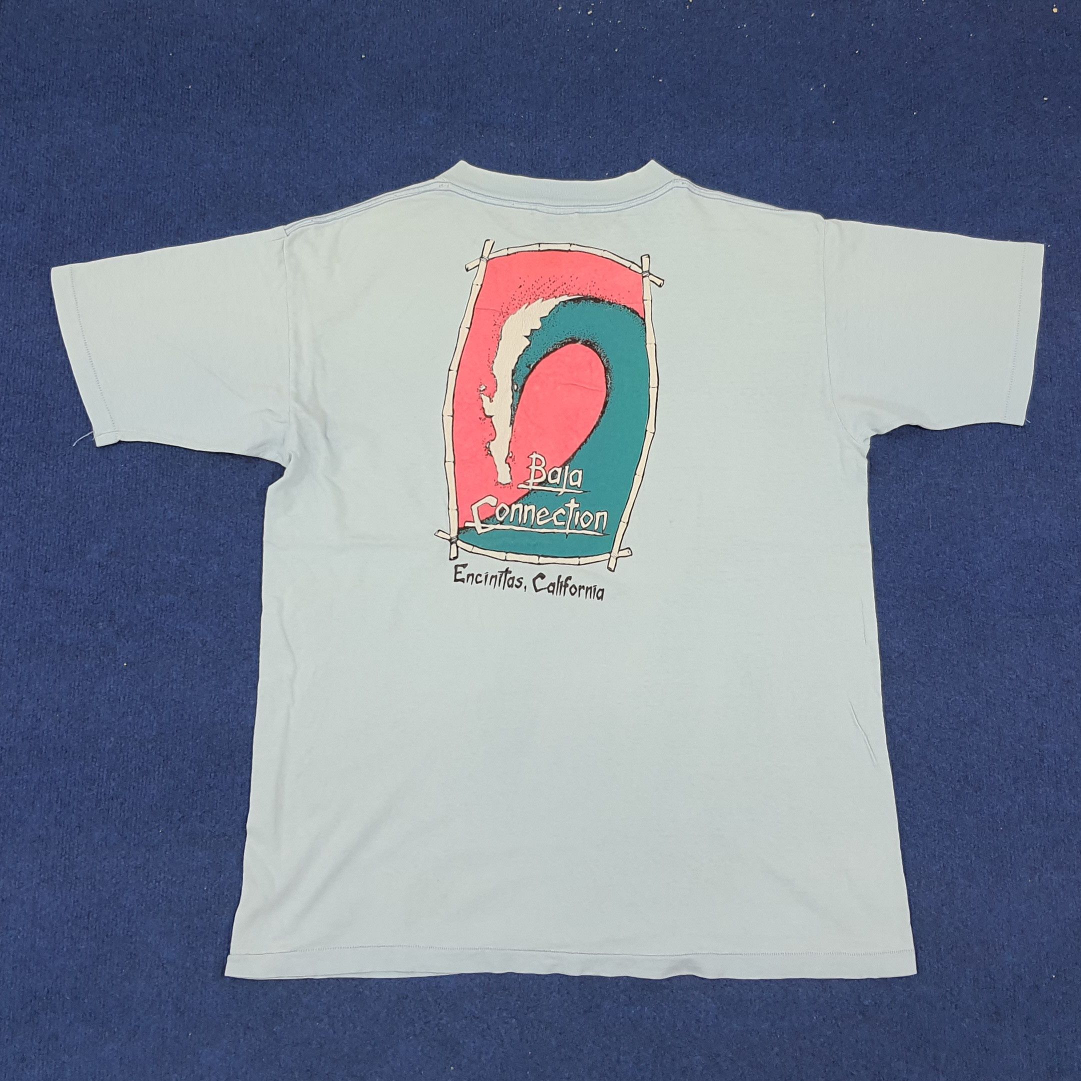 Vintage Vintage Baja Connection Surf Travel Company Tshirt Size US L / EU 52-54 / 3 - 1 Thumbnail