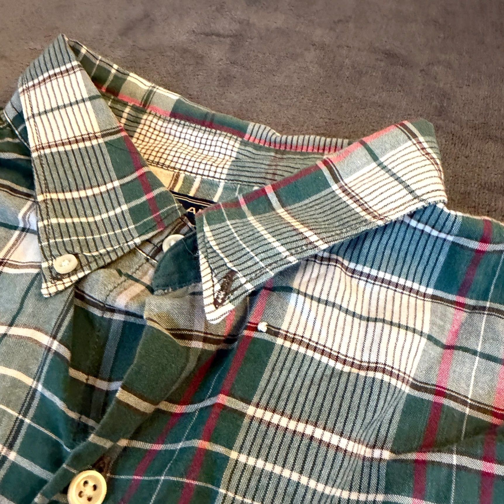 Polo Ralph Lauren Ralph Lauren Sport Plaid Shirt Button-Up Long Sleeve Men's XL Green White Red Casual Button-Down Collared Cotton Pocketed Classic Fit Size US XL / EU 56 / 4 - 4 Thumbnail