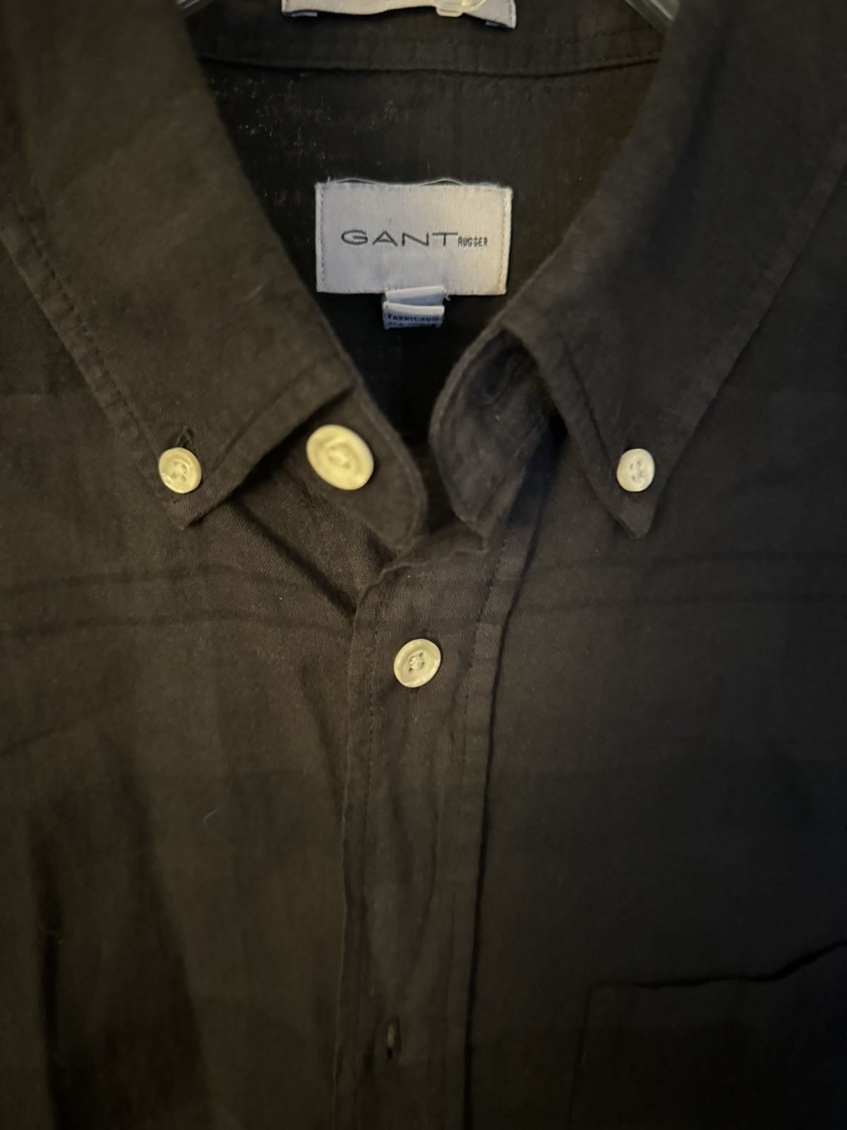 Gant Rugger Gant Rugger rare black ink plaid shirt Size US M / EU 48-50 / 2 - 1 Thumbnail