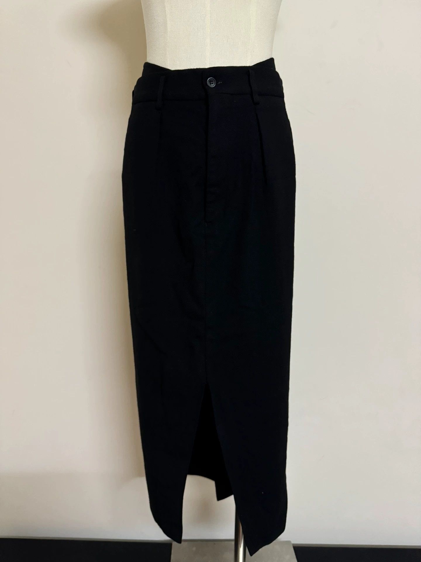 Comme des Garcons Comme des Garçons CDG Double Waist Wool Skirt 4 Size 27" / US 4 / IT 40 - 2 Thumbnail