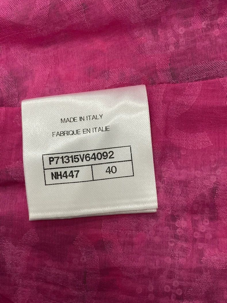 Chanel chanel Series pink tweed skirt Size 26" / US 2 / IT 38 - 5 Thumbnail