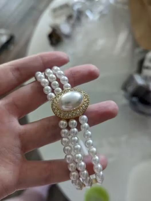 Jewelry × Vintage Multilayer Pearl Collar Necklace Size ONE SIZE - 4 Thumbnail