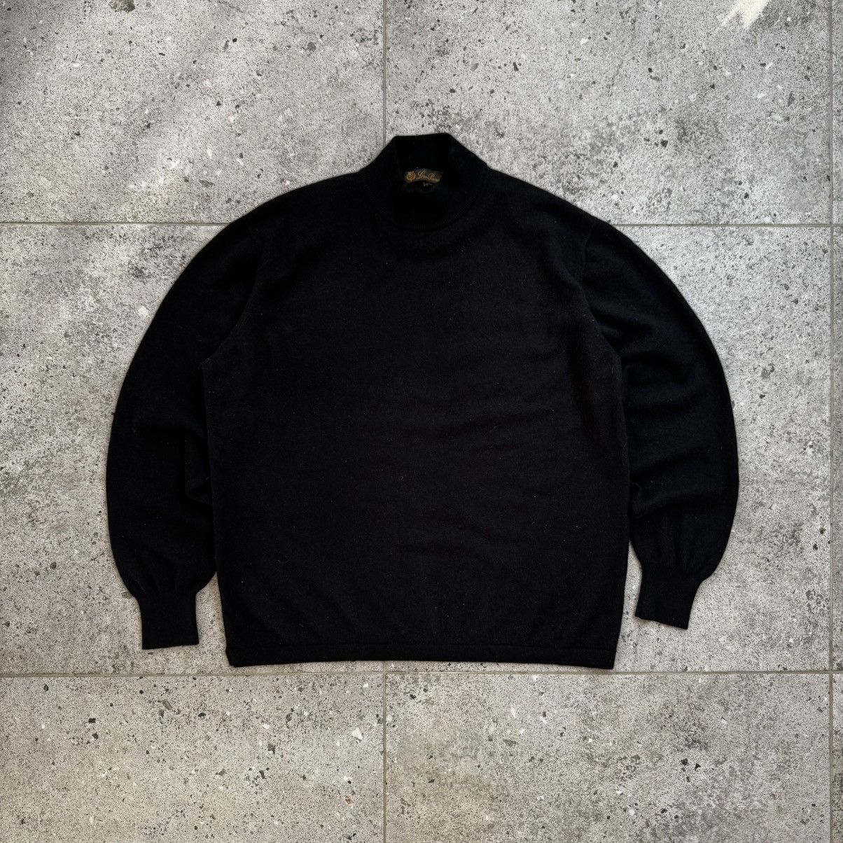 Loro Piana Loro Piana Men's Vintage Cashmere Black Pullover Sweater Size US XL / EU 56 / 4 - 1 Thumbnail