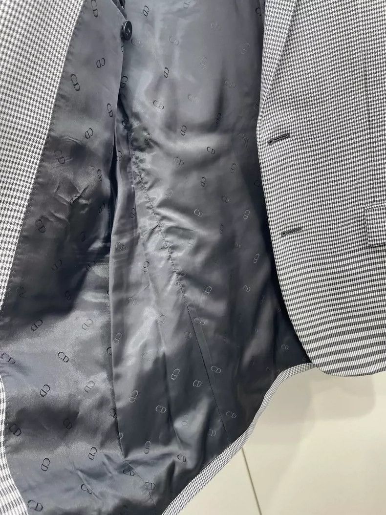 Dior Dior Houndstooth Pattern Suit Jacket-2505 Size US L / EU 52-54 / 3 - 3 Thumbnail