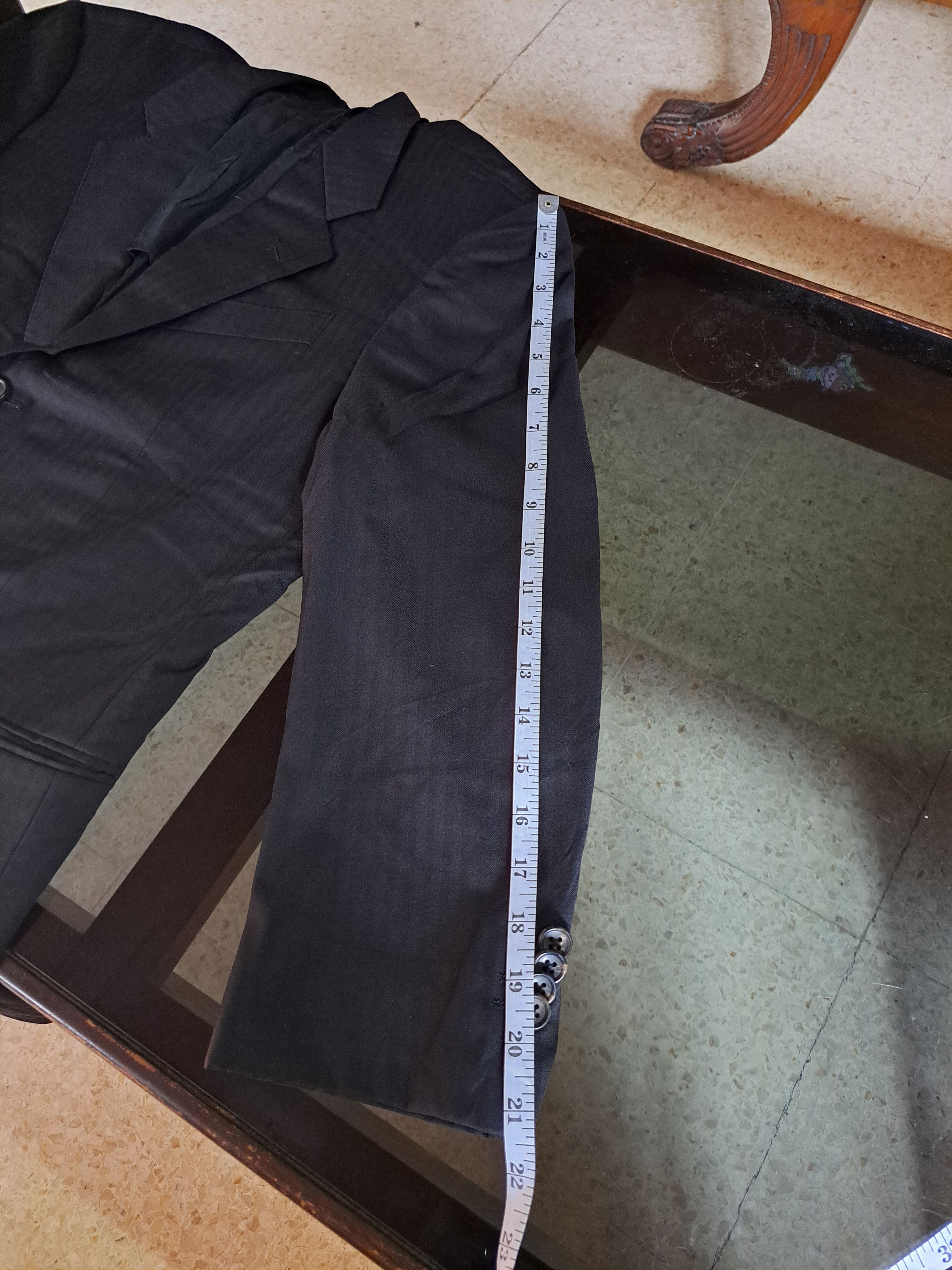 Loro Piana Allegri Super 120's Loro piana Wool Striped Tailored Blazer Size 44L - 17 Thumbnail
