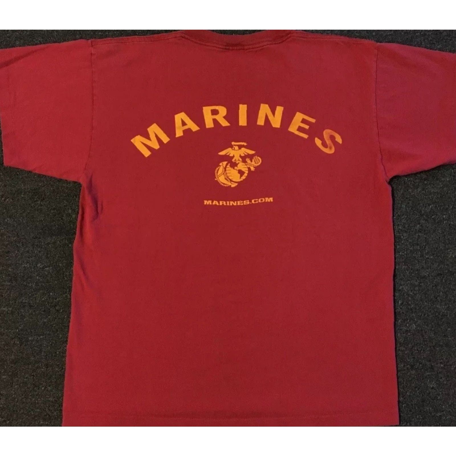 Vintage VINTAGE 90s Marine Corps Faded Shirt M USA Army Military USMC Biker Skate Grunge 80s Shirt Mens M Red USA Marine Corps Grunge 90s 80s Vintage Size US M / EU 48-50 / 2 - 2 Thumbnail