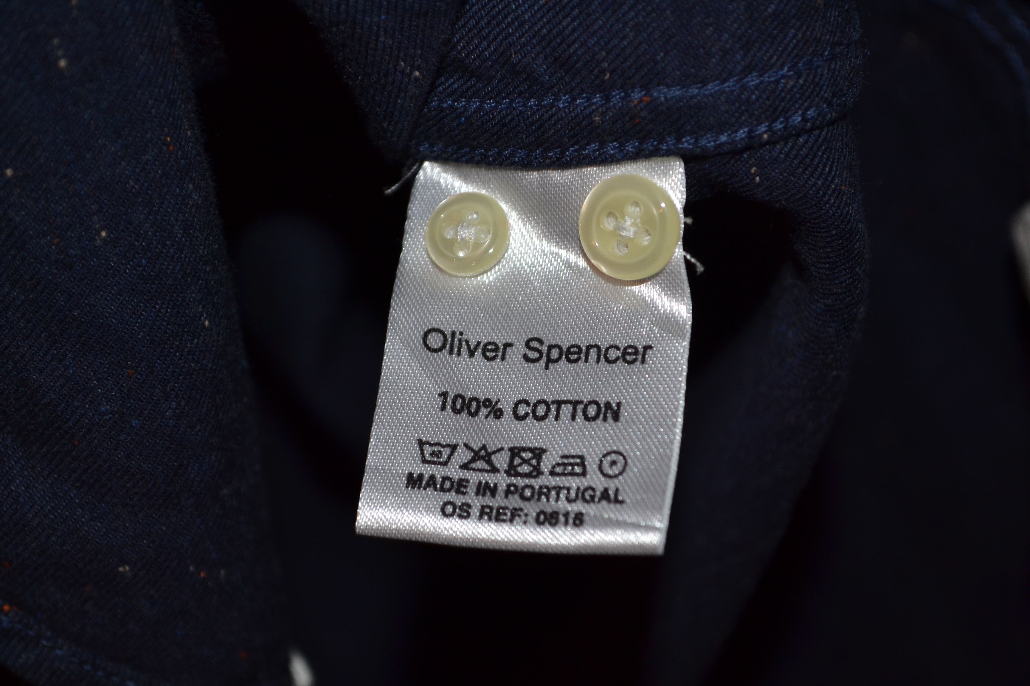 Oliver Spencer Oliver Spencer Blue Cotton Shirt M Size US M / EU 48-50 / 2 - 10 Thumbnail