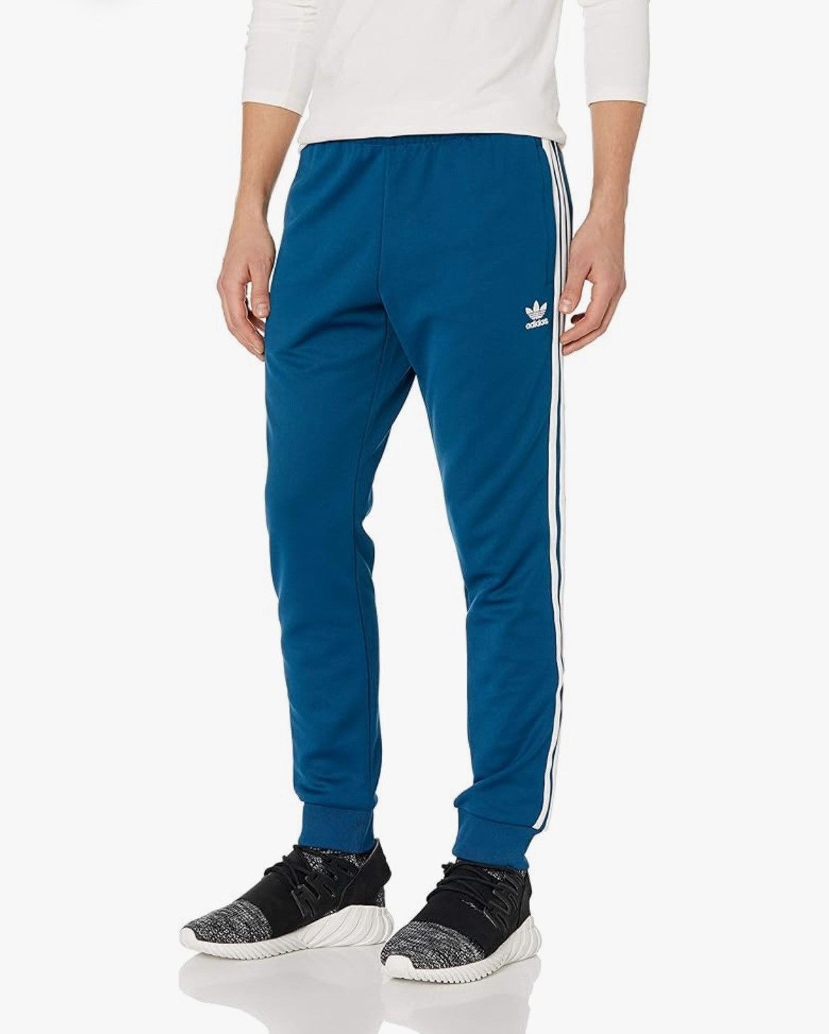 Adidas Adidas Originals Blue Superstar Tracksuit pants joggers S Size US 30 / EU 46 - 6 Thumbnail