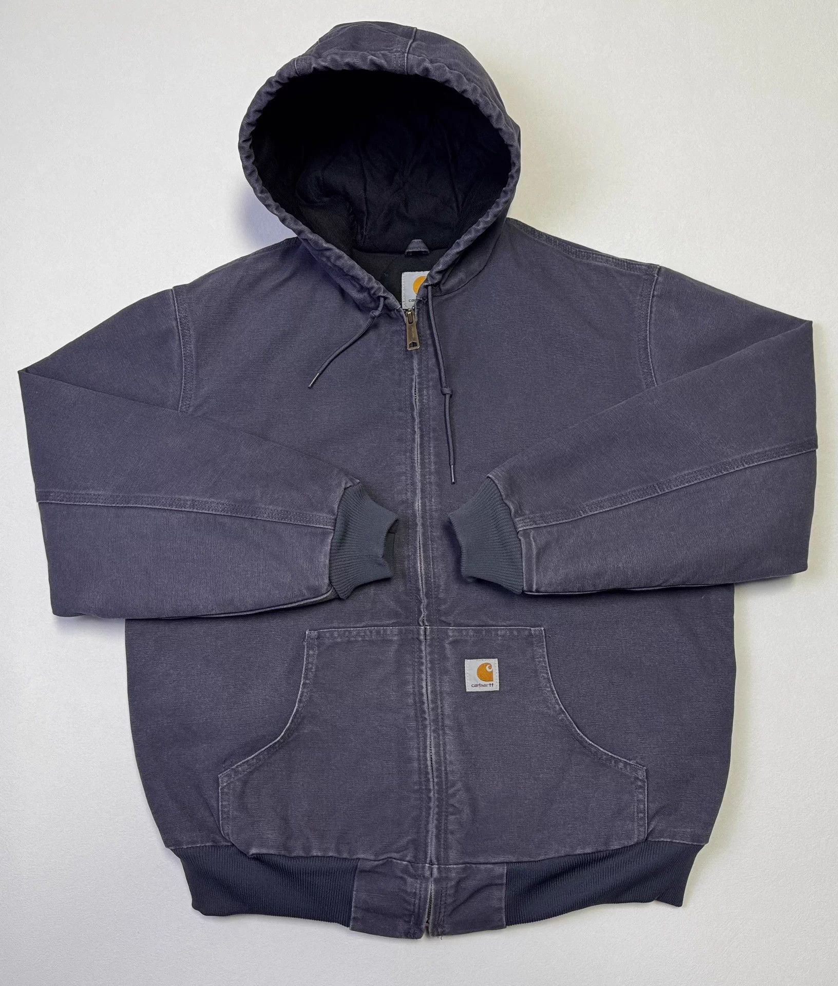Carhartt Carhartt WJ130 Vintage Coal Women's L Hooded Work Jacket Size L / US 10 / IT 46 - 1 Thumbnail
