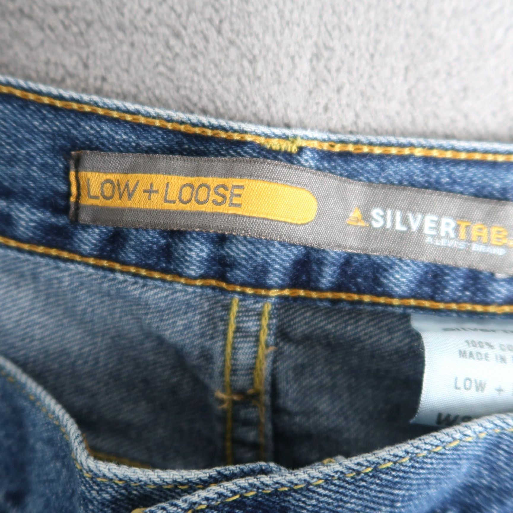 Levi's VINTAGE Levi's Silvertab Jeans Denim 38x30 (37x28.5) Blue Low Loose Fit Baggy Mens Size US 38 / EU 54 - 6 Thumbnail