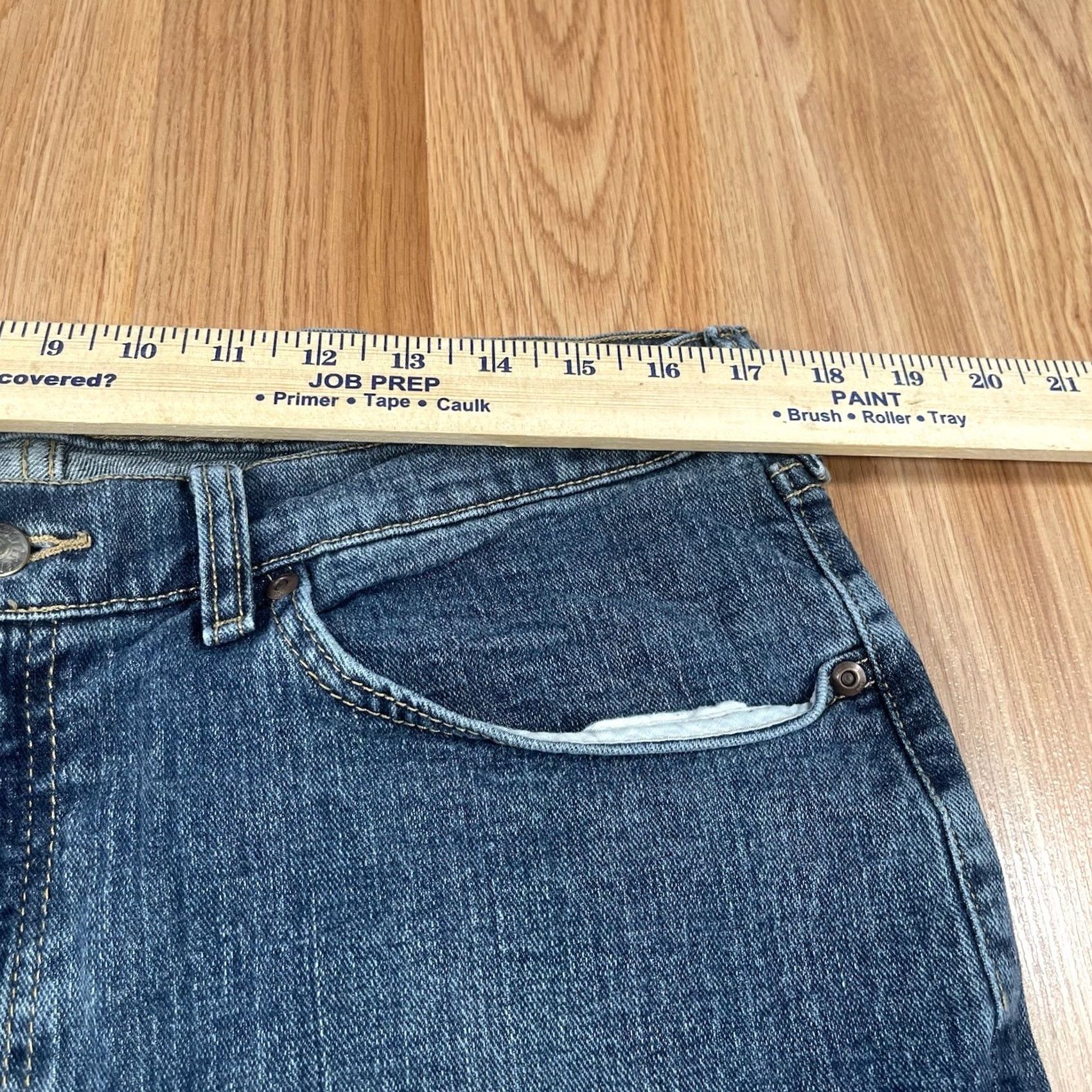 Lee Lee Jeans Mens 36Wx32L Regular Fit Straight Leg Denim Cotton Blend Blue Spandex Size US 36 / EU 52 - 4 Thumbnail