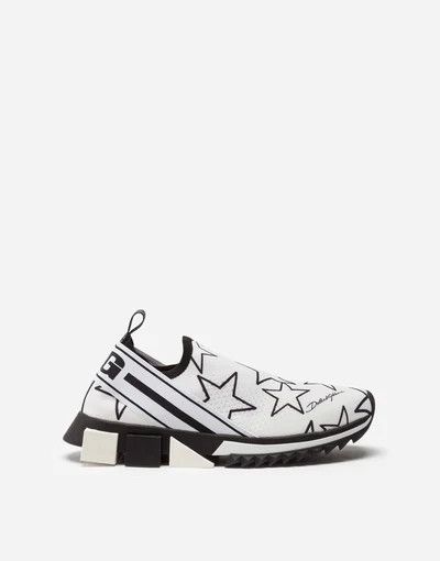 Dolce & Gabbana o1y0925 Low-Top Sneakers in White/Black Size US 4 / IT 34 - 1 Thumbnail