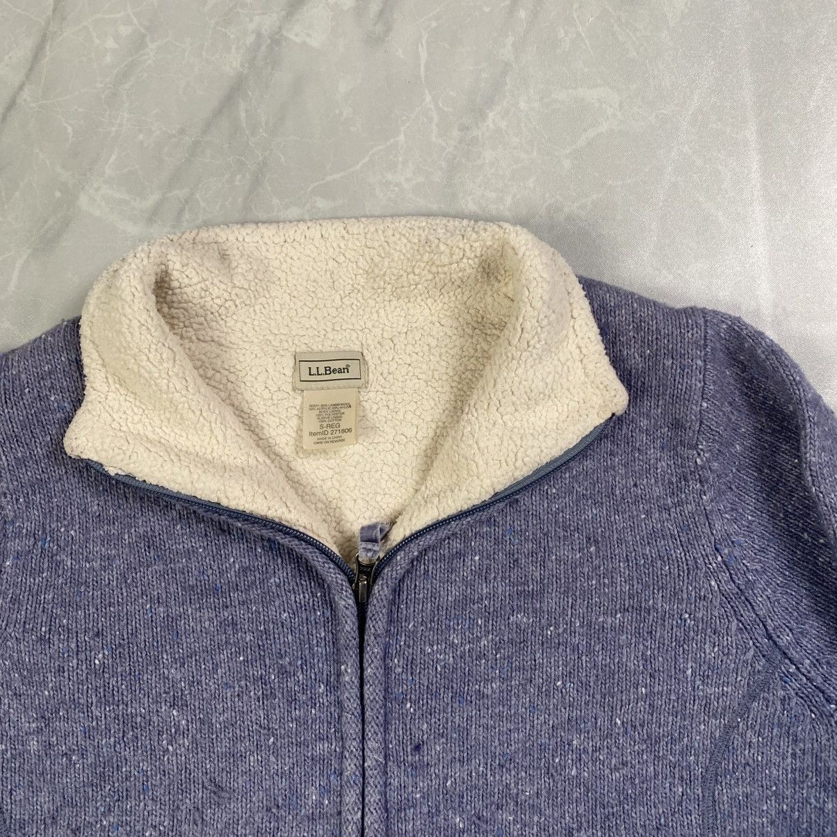 L.L. Bean Vintage LL Bean Wool Knit Zipper Sweaters Jacket Size S / US 4 / IT 40 - 4 Thumbnail