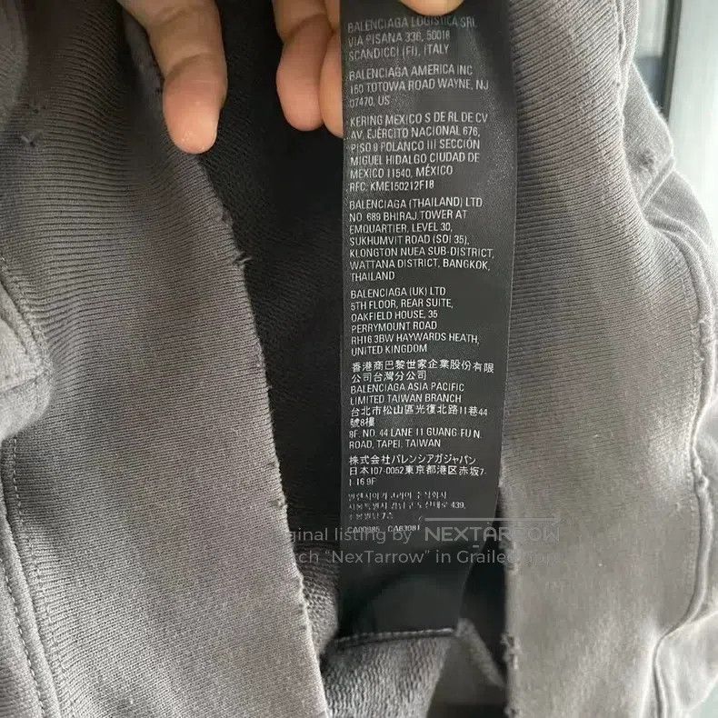 Balenciaga Balenciaga Gray Coke print logo hooded sweatshirt Size US M / EU 48-50 / 2 - 7 Thumbnail