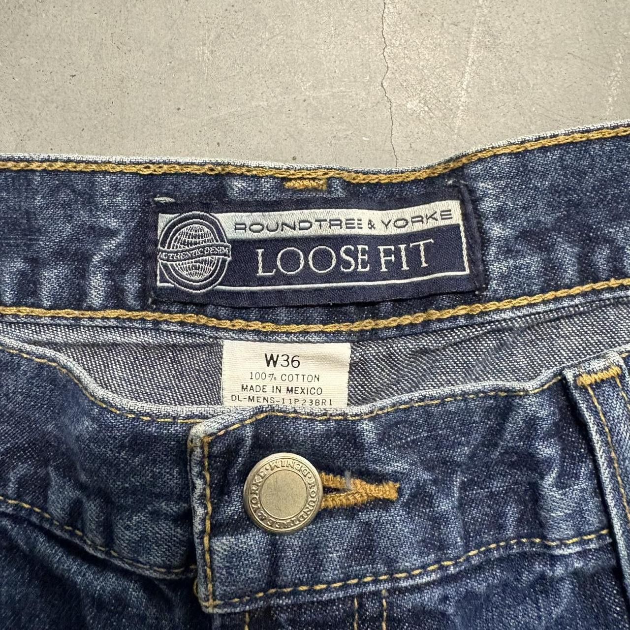 Japanese Brand × Vintage Crazy Vintage Y2K/2000s Baggy Loose Denim Shorts Jorts! Size US 36 / EU 52 - 2 Thumbnail