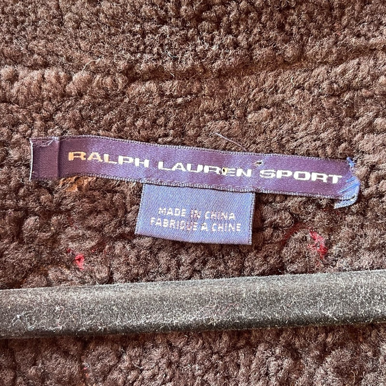 Ralph Lauren VTG Ralph Lauren Coat SHEARLING Suede LEATHER Embroider Size M / US 6-8 / IT 42-44 - 10 Thumbnail