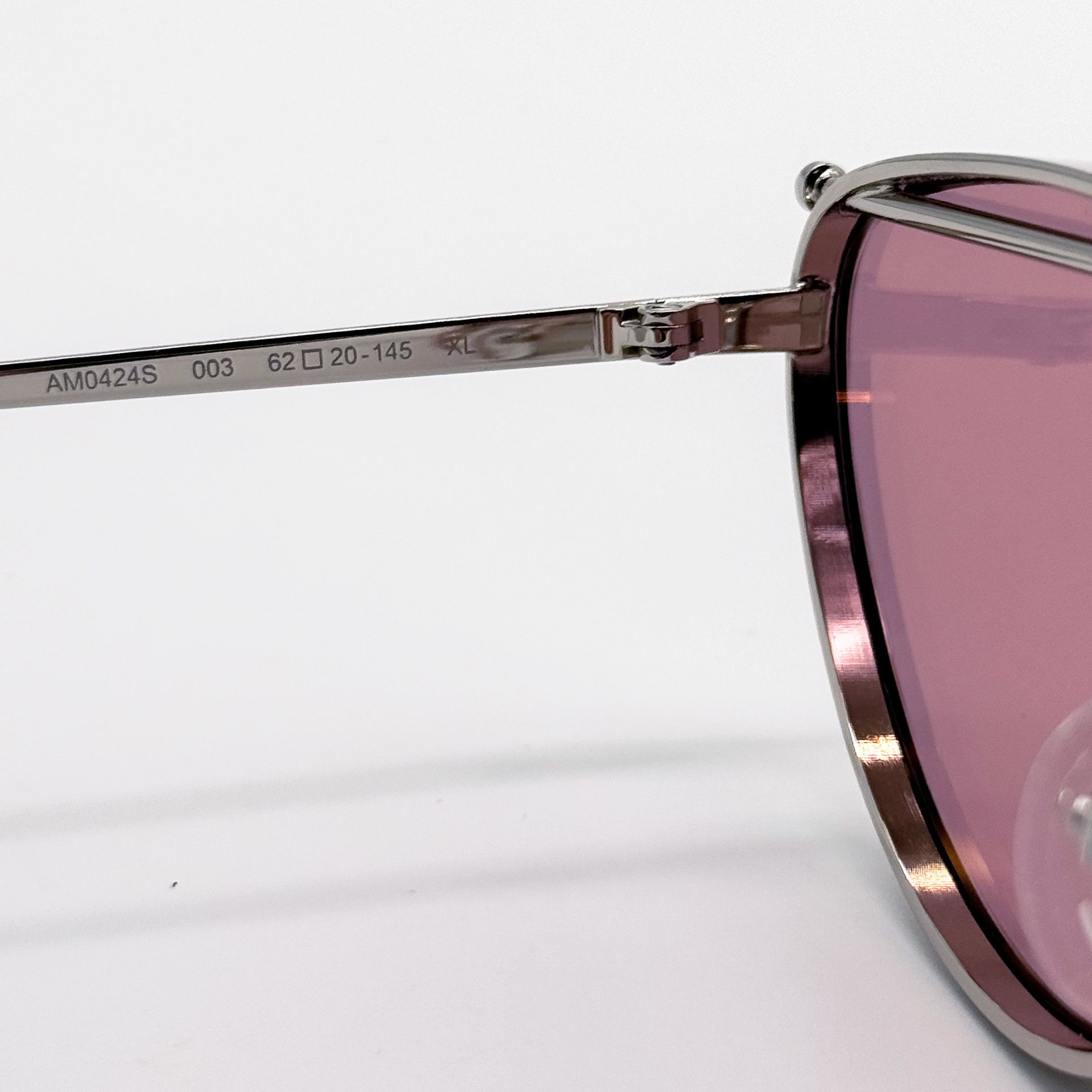 Alexander McQueen NEW ALEXANDER MCQUEEN AM0424S 003 SILVER WOMAN SUNGLASSES Size ONE SIZE - 8 Thumbnail