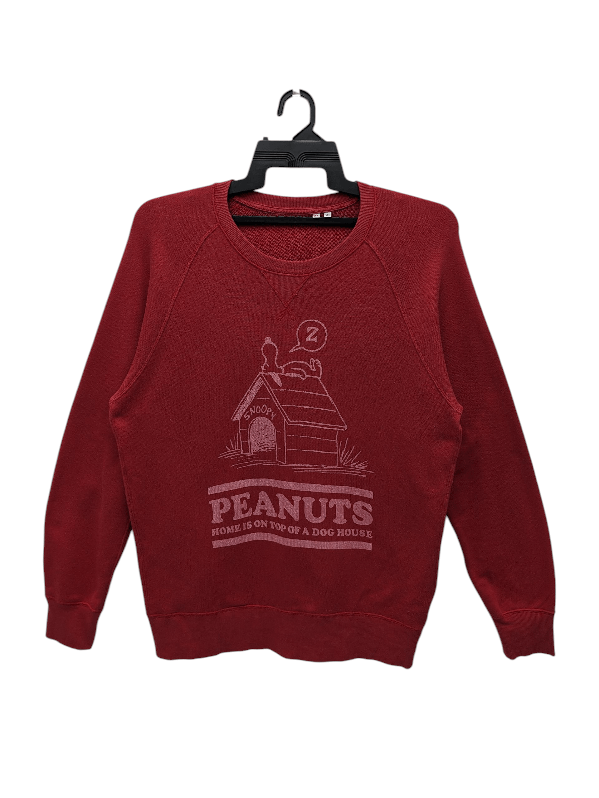 Cartoon Network × Uniqlo Japanese Brand Red Peanuts Snoopy Doghouse Graphic Raglan Size US L / EU 52-54 / 3 - 1 Thumbnail
