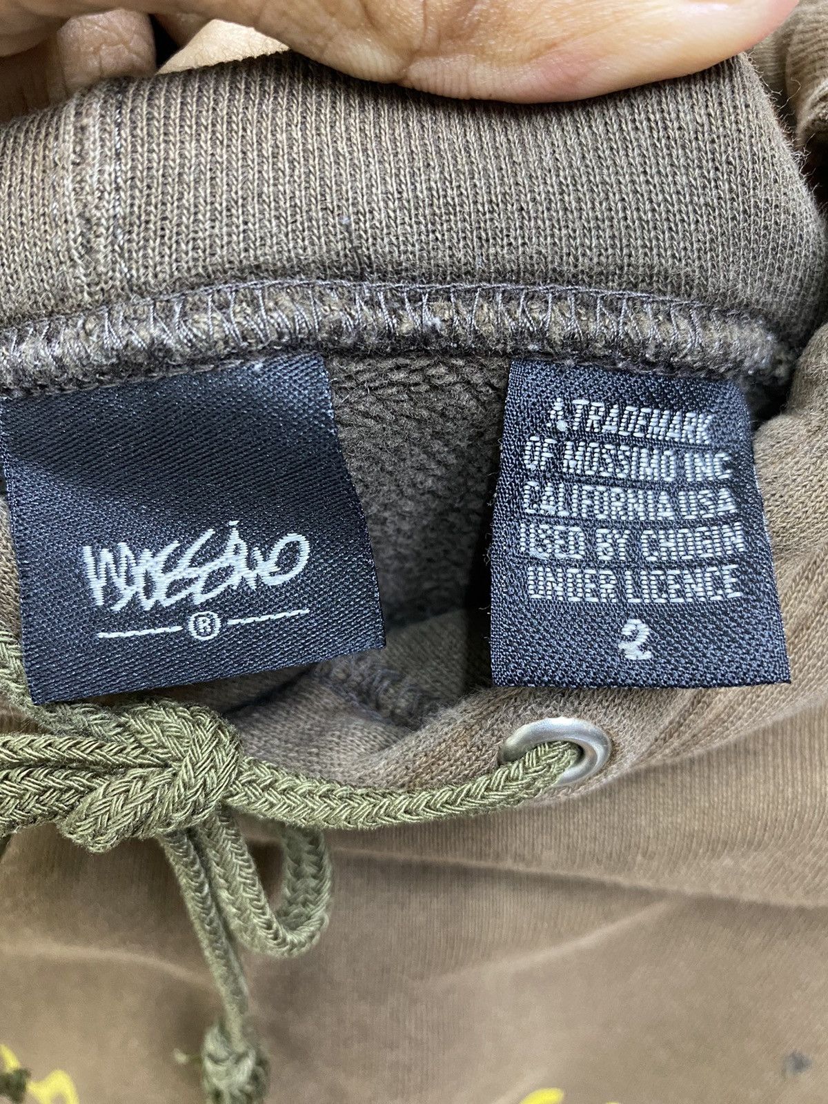 Mossimo Vintage Mossimo Hoodie Sun Faded Spellout Pullover Size 2 Size US M / EU 48-50 / 2 - 8 Thumbnail