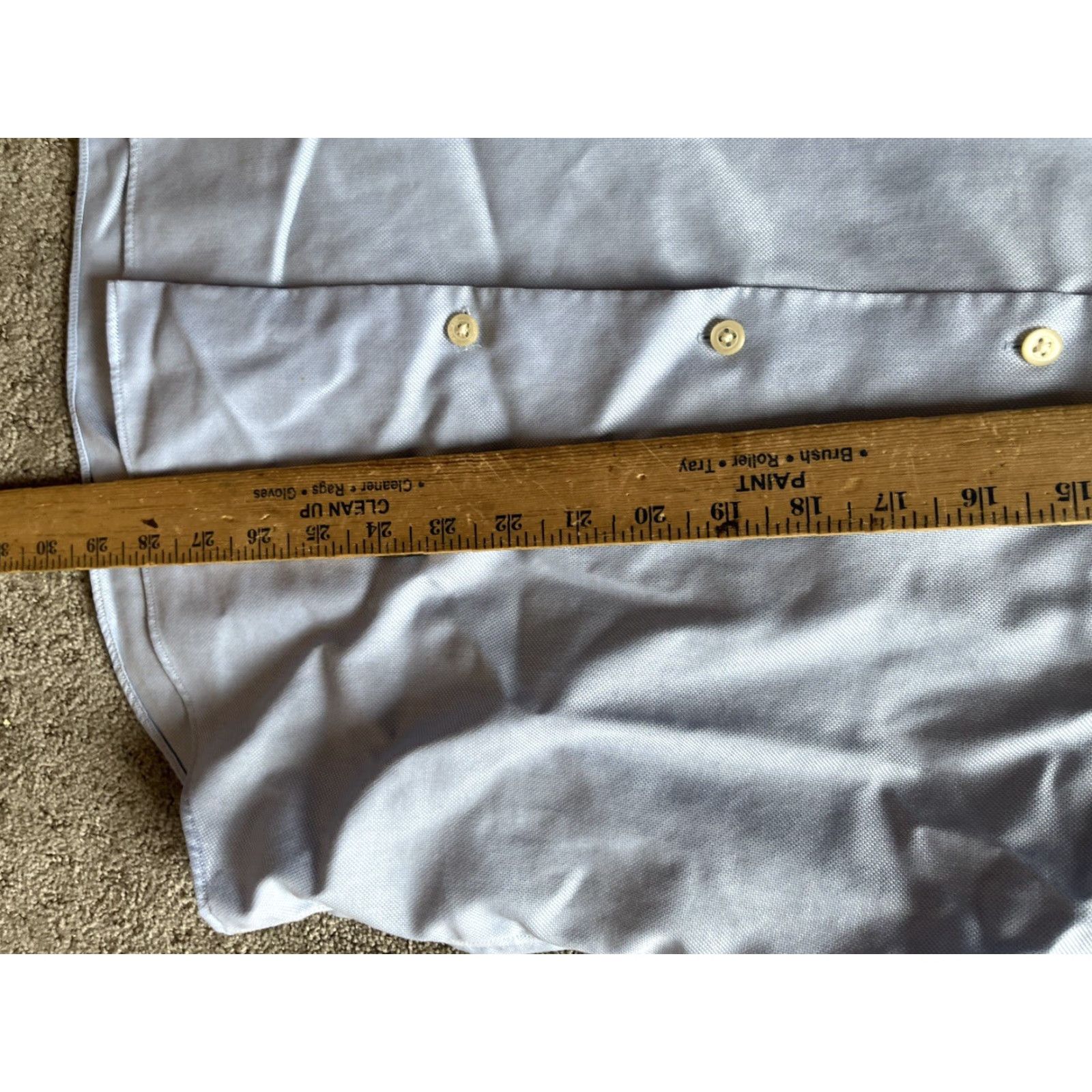 Banana Republic Banana Republic Men's Slim Fit Button-Up Shirt Size S Blue Solid Casual Formal Workwear Size US S / EU 44-46 / 1 - 5 Thumbnail