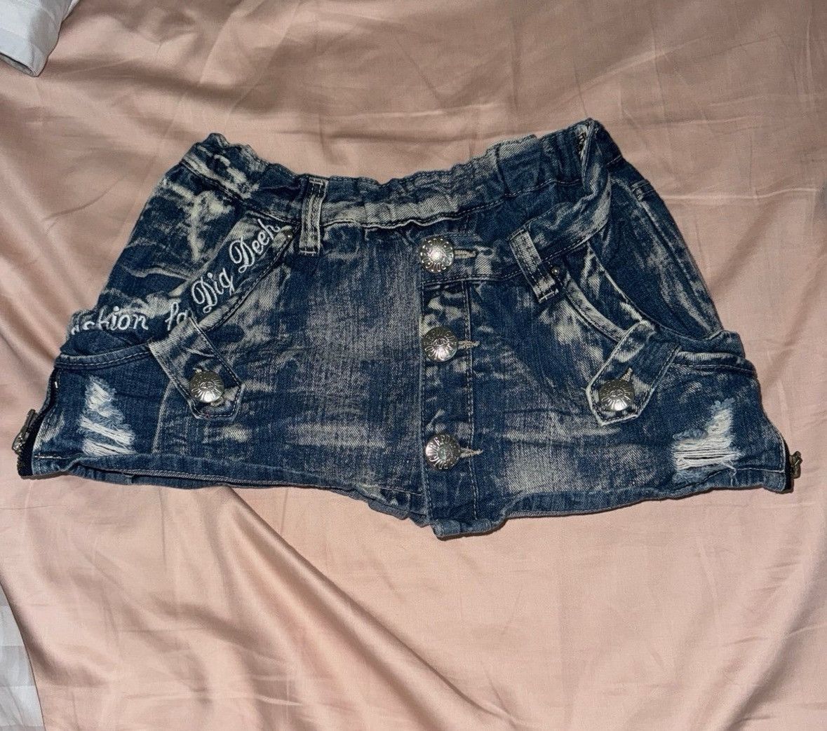 Designer × Japanese Brand × Vintage Japanese brand mini skirt Size 22" - 1 Thumbnail