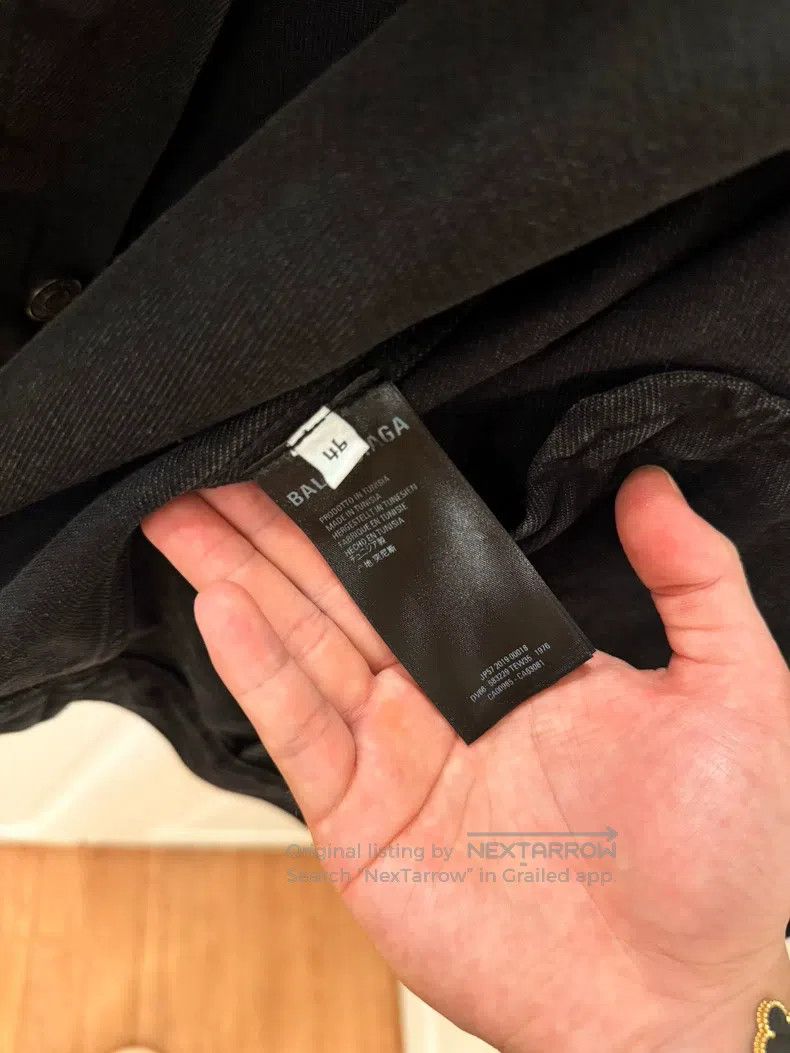 Balenciaga Balenciaga Denim jacket coat, size 46 Size US S / EU 44-46 / 1 - 3 Thumbnail