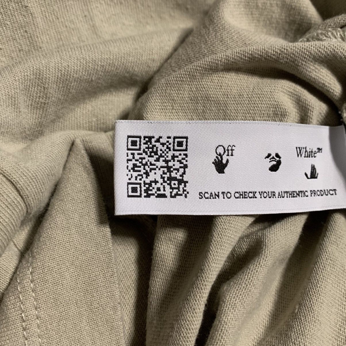 Off-White Off White Small Bubble Arrows Beige Tee Virgil Abloh Size US S / EU 44-46 / 1 - 10 Thumbnail