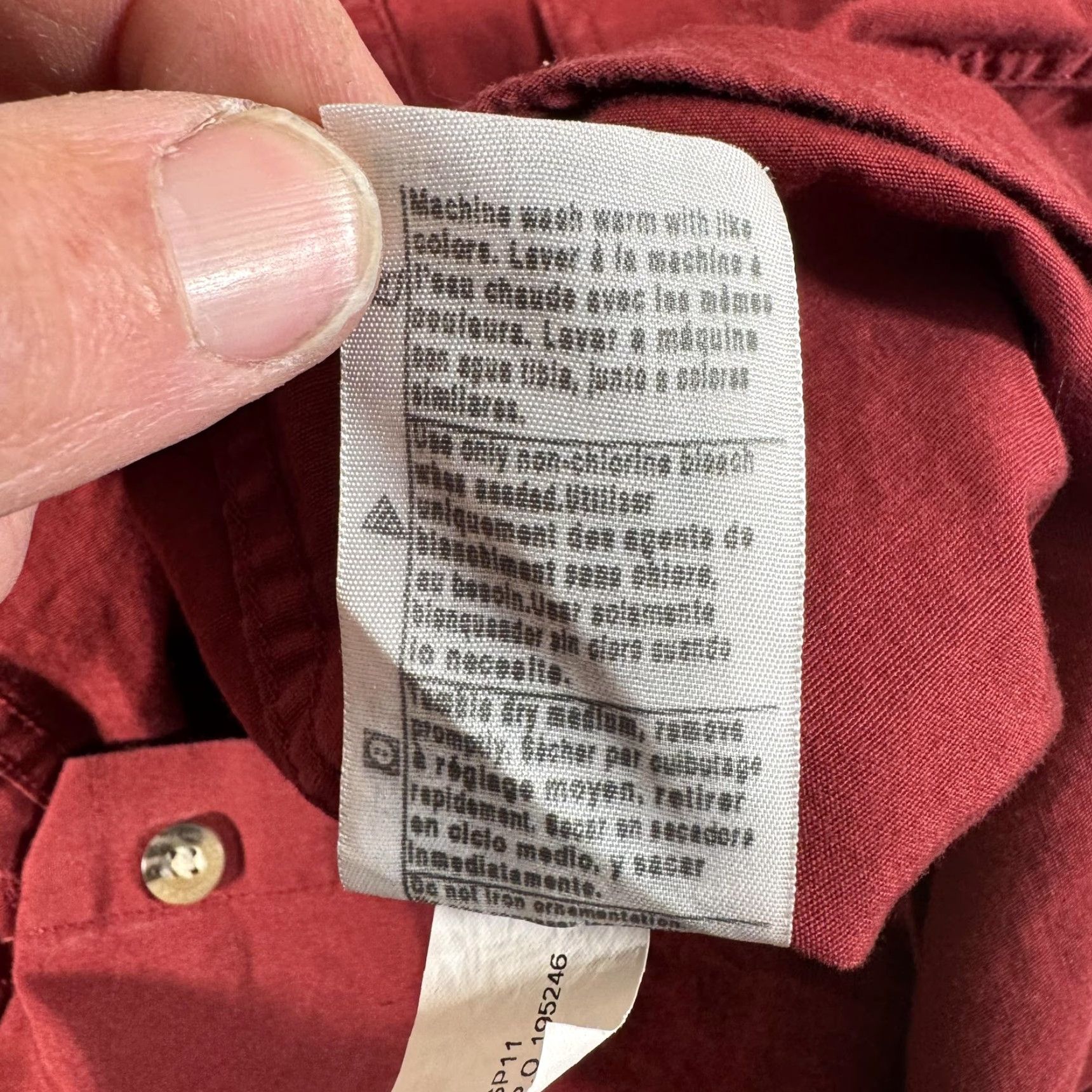 Carhartt Carhartt Shirt Mens Medium Red Short Sleeve Button Front Workwear Casual Size US M / EU 48-50 / 2 - 7 Thumbnail