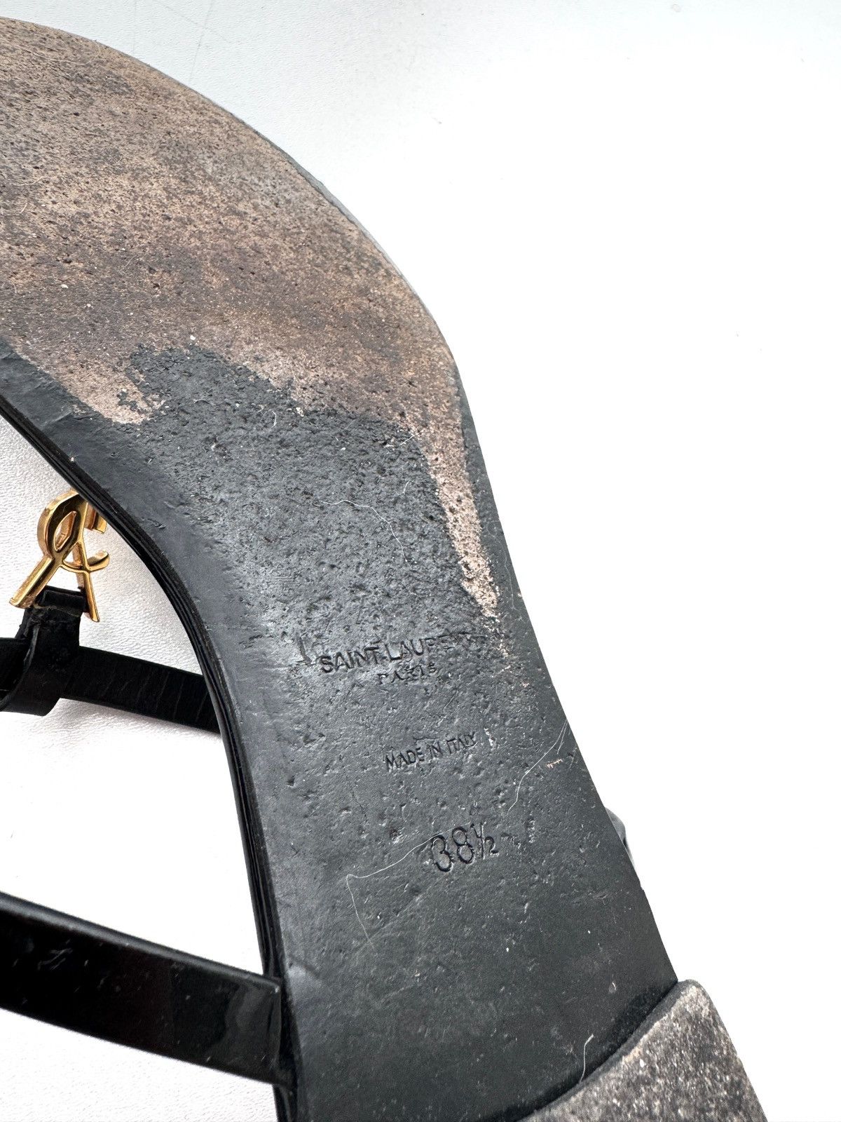 Saint Laurent Paris Saint Laurent Sandals Mini Logo Size US 7.5 / IT 37.5 - 9 Thumbnail