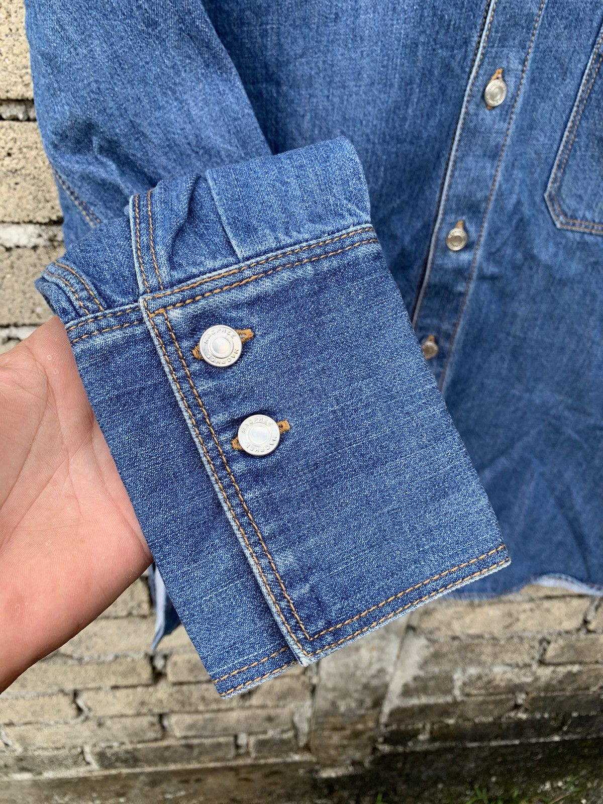 Japanese Brand 🔥Steals🔥 Macphee denim shirt button up Size L / US 10 / IT 46 - 5 Thumbnail