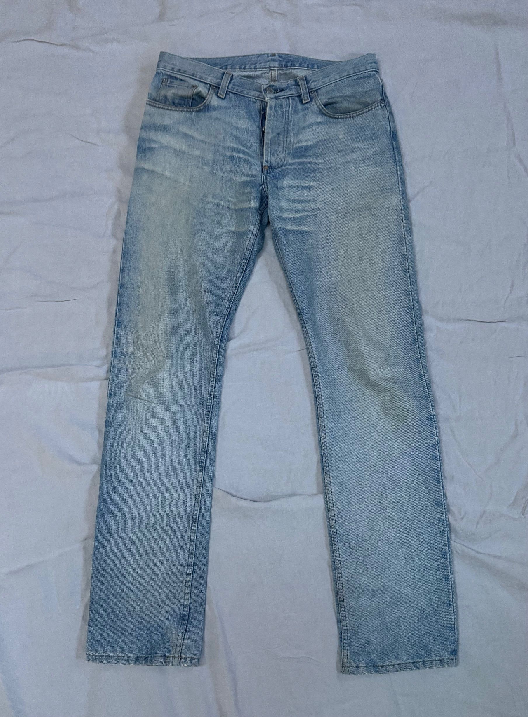 image of Vintage Helmut Lang Denim! Gorgeous Light Blue Wash, Men's (Size 31)