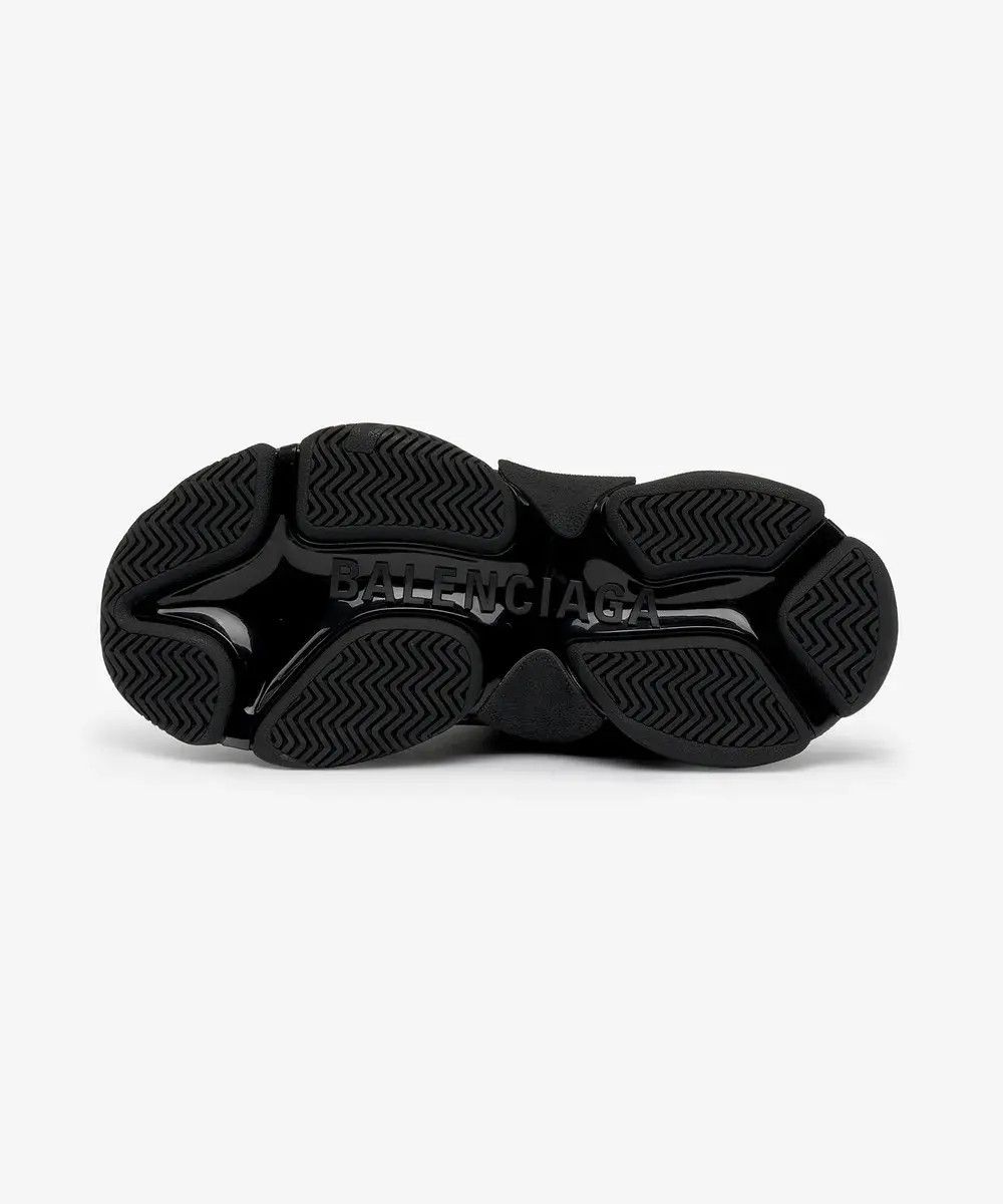 Balenciaga o1mt1gz0325 Triple S Sneakers Allover Logo in Black Size US 10 / IT 40 - 3 Thumbnail