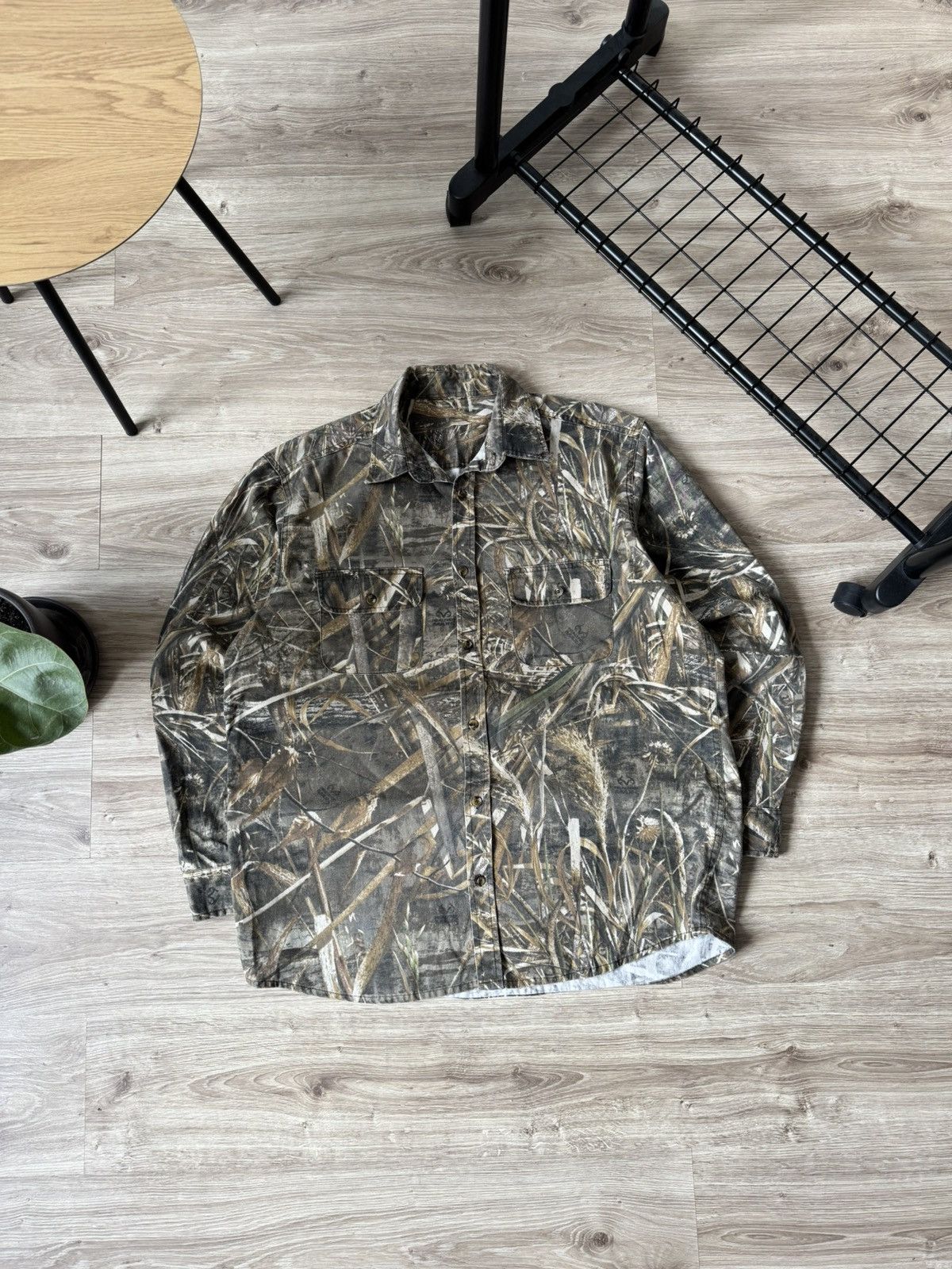 Realtree Vintage Y2K Real Tree Camo Mossy Oak Button Up Shirt Size US XXL / EU 58 / 5 - 1 Thumbnail