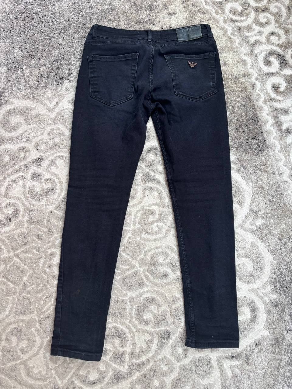 Armani Armani Jeans Black Skinny Distressed - Size 31 Size US 31 - 15 Thumbnail