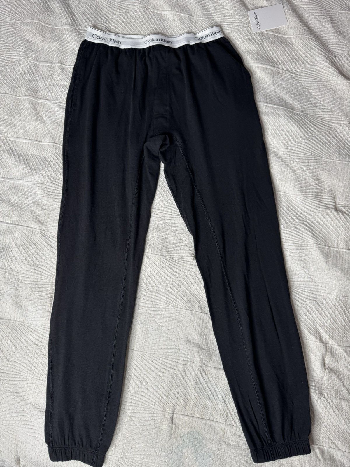 Calvin Klein Calvin Klein Icon Cotton Stretch Sleep Joggers “Black” Size US 32 / EU 48 - 2 Thumbnail
