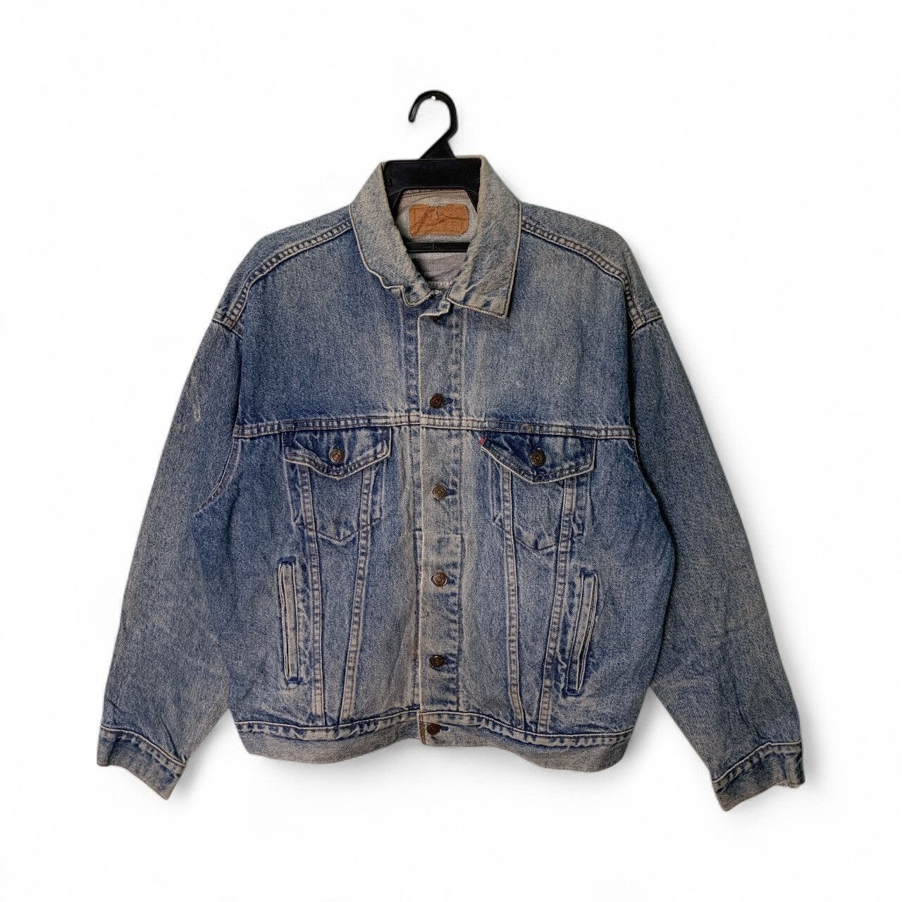 Levi's Vintage Clothing Rare Design Vintage Levi’s Trucker Jackets Size US L / EU 52-54 / 3 - 1 Thumbnail